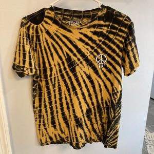 EightyEight boys melting peace sign tie-dye shirt 100% cotton sz 14/16